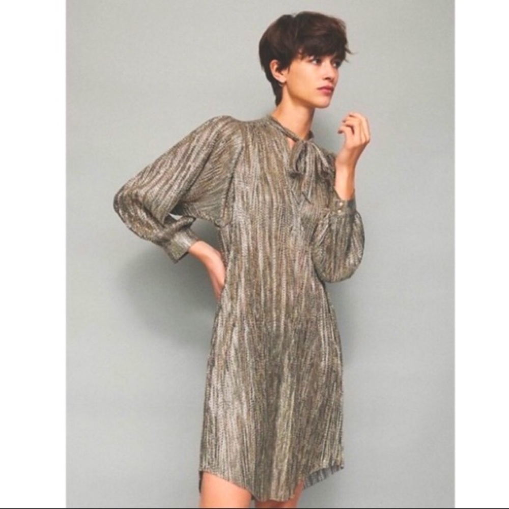 Anthropologie Sabina Musayev Gold Tunic